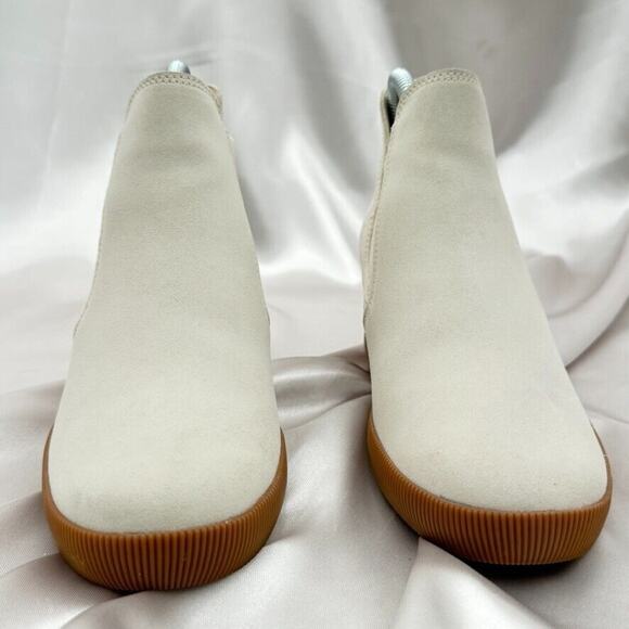 Sorel Out N About Wedge II White Waterproof Slip-On Shoes Booties Women Size 7 - Picture 7 of 16